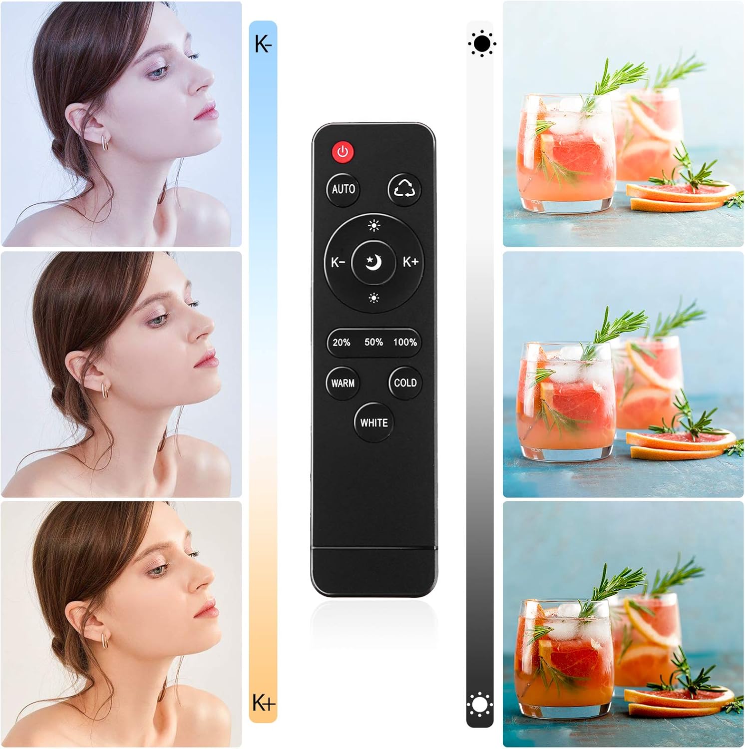 Andoer Softbox Photography Lighting Kit Professional Studio Equipment with 20"x28" Softbox, 2800-5700K 85W Bi-Color Temperature Bulb with Remote, Light Stand, Boom Arm for Portrait Product Shooting - Image 4